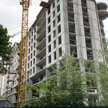 Ход строительства ЖК Podil Plaza & Residence, 2 дом, май 2025