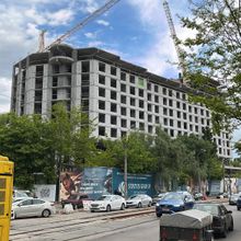 Ход строительства ЖК Podil Plaza & Residence, 2 дом, май 2025