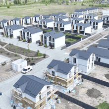Ход строительства КГ Gardd House Eco Village, 0, май 2025