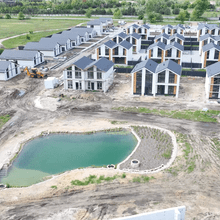 Ход строительства КГ Gardd House Eco Village, 0, май 2025