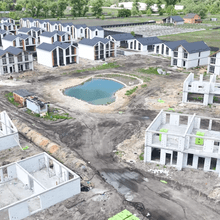 Ход строительства КГ Gardd House Eco Village, 0, май 2025