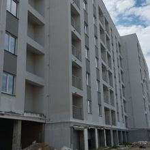 Ход строительства ул. Богомольца, 19, 1 дом (секция 2), май 2025
