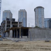 Ход строительства ЖК Dnipro Island, 1 дом, май 2025