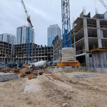 Ход строительства ЖК Dnipro Island, 1 дом, май 2025