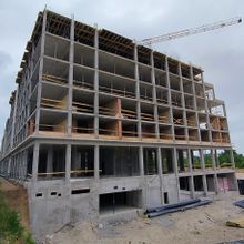 Ход строительства ЖК Dnipro Island, 1 дом, май 2025