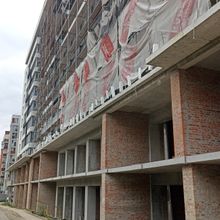 Хід будівництва ЖК ФАЙНЕ МІСТО, 1 будинок (під'їзди 2-3), травень 2025