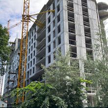 Ход строительства ЖК Podil Plaza & Residence, 2 дом, июнь 2025