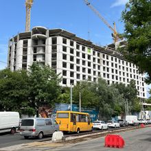 Ход строительства ЖК Podil Plaza & Residence, 2 дом, июнь 2025
