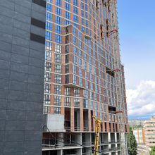 Ход строительства ЖК Greenville Park, 2 дом, июнь 2025
