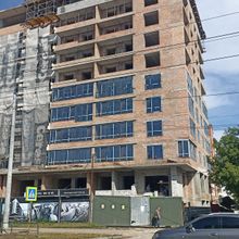 Хід будівництва ЖК ФАЙНЕ МІСТО, 1 будинок (під'їзд 1), липень 2025