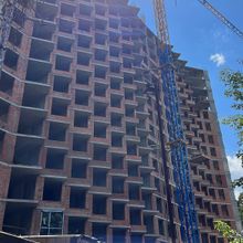 Ход строительства ЖК Chalet, 2 секция, июль 2025
