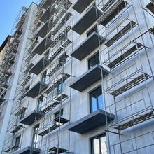 Ход строительства ЖК Урожайный, 1-2 секции, июль 2025