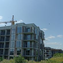 Ход строительства ЖК Варшавский deluxe, 9-13 дома, август 2025