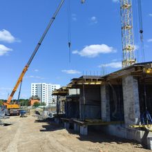 Хід будівництва ЖК Сонячний, 1 секція, серпень 2025