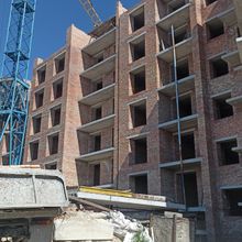 Хід будівництва ЖК на Слівенській, 1-2 секції, серпень 2025