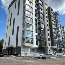 Ход строительства ЖК Заря 2, 1 дом (секция 1), август 2025