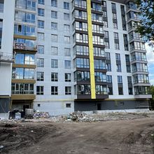 Ход строительства ЖК Заря 2, 1 дом (секция 1), август 2025