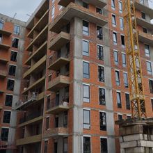 Ход строительства ЖК КОРОНА, 1 дом (секция 3), август 2025