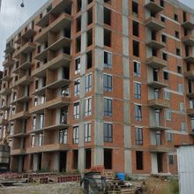 Ход строительства ЖК КОРОНА, 1 дом (секция 4), август 2025