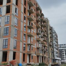 Ход строительства ЖК КОРОНА, 1 дом (секция 3), август 2025