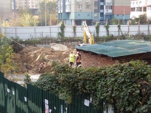 Хід будівництва вул. Старонаводницька / вул. Генерала Алмазова (Кутузова), , жовтень 2017