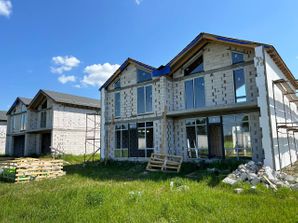 Ход строительства КГ Gardd House Eco Village, 0, май 2023