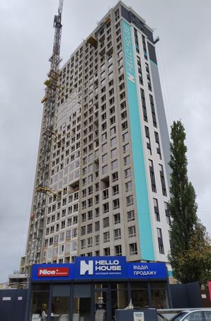 Ход строительства ЖК Hello House, 1 дом, октябрь 2024