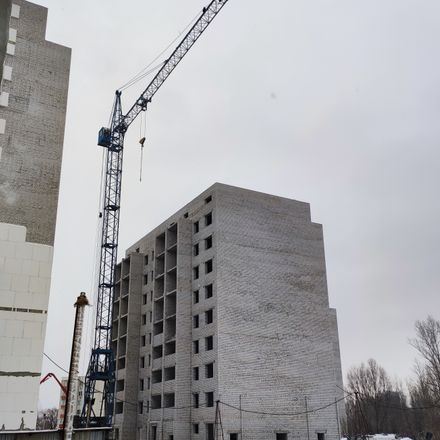 Ход строительства ЖК Птичка, дом 21а, январь 2022