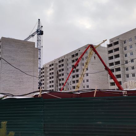 Ход строительства ЖК Птичка, дома 19а, 19б, январь 2022