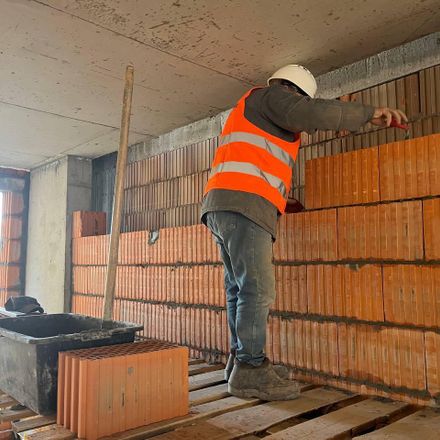 Ход строительства ЖК Весняний, Внутренние работы, март 2025