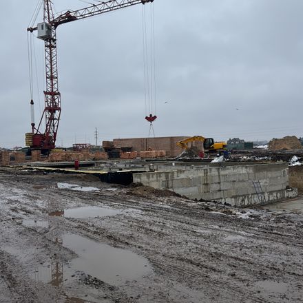 Хід будівництва ЖК Хвоя, 1-5 секції, квітень 2025
