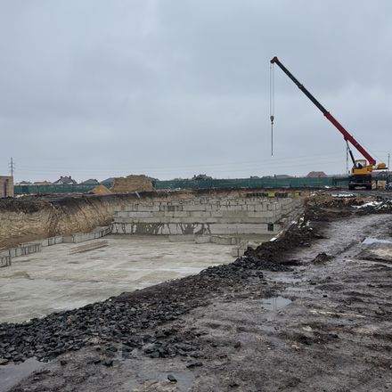 Хід будівництва ЖК Хвоя, 1-5 секції, квітень 2025