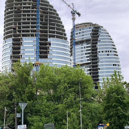 Ход строительства МФК INTERGAL CITY, Башни А, Д, май 2025