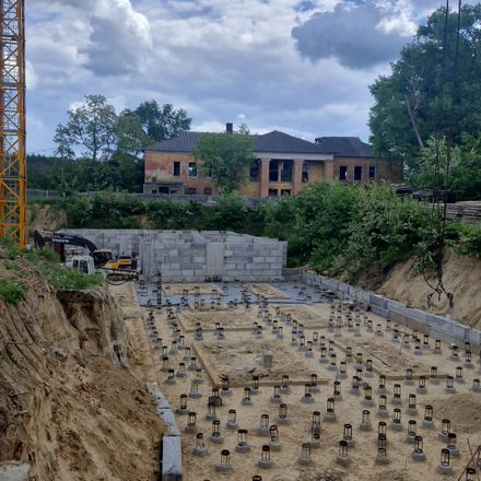 Хід будівництва вул. Курсанта Єськова, 14б, Будинок, травень 2025