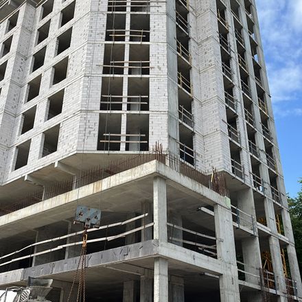 Ход строительства ЖК Podil Plaza & Residence, 2 дом, июнь 2025