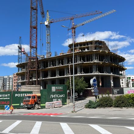 Хід будівництва ЖК Липські вежі, 1 будинок, липень 2025