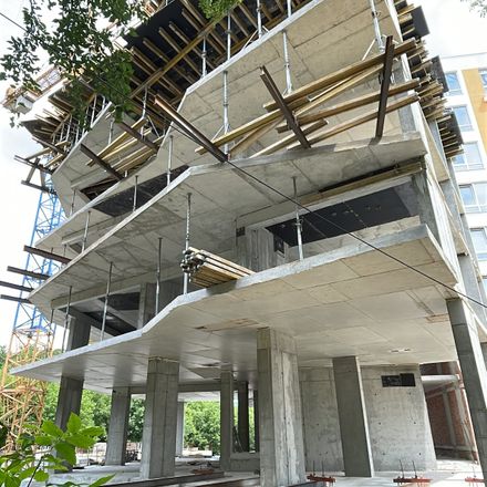 Хід будівництва ЖК Holosko Residents, 1 будинок, липень 2025