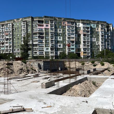 Ход строительства ЖК Перлина Дніпра, 1 секция, август 2025