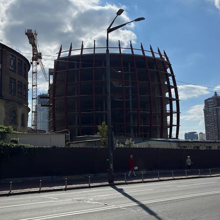 Хід будівництва вул. Князів Острозьких (Московська), 8, Будинок, вересень 2025