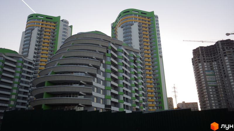 Хід будівництва ЖК Паркове місто, 5-6 черги (будинки 19-22), листопад 2014