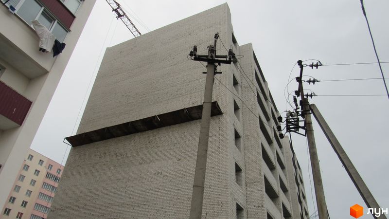 Ход строительства ЖК Лелека-3, 1 дом, июнь 2017