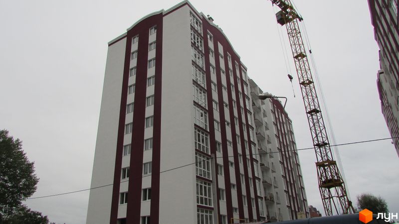 Ход строительства ЖК Вишнева оселя (ул. Вишневая), 3 дом (ул. Вишневая, 27), сентябрь 2017