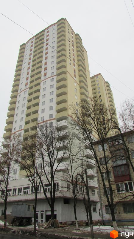 Ход строительства ЖК на Гарматной, , январь 2016
