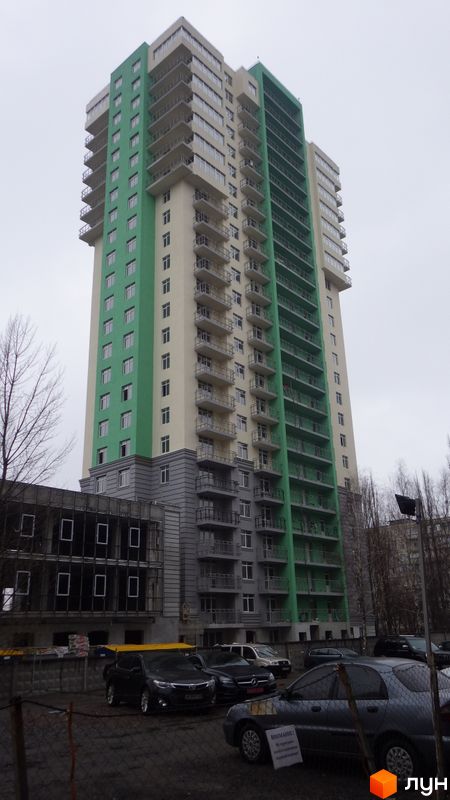 Ход строительства ЖК Столичные каштаны, , февраль 2016