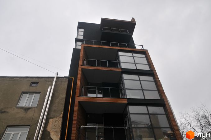 Хід будівництва Клубний будинок „На Личаківській“, , лютий 2019