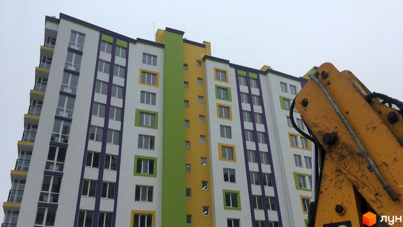 Хід будівництва ЖК Щасливий на Яблуневій, 7 будинок (вул. Яблунева, 11), листопад 2019