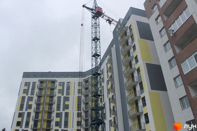 Хід будівництва ЖК Злагода, 1 будинок (секції 1-3), грудень 2019