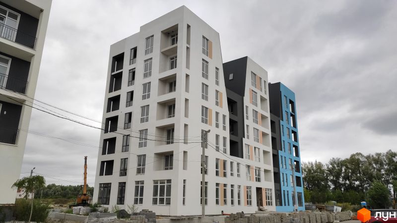 Хід будівництва ЖК Vlasna, 2 будинкок, серпень 2020
