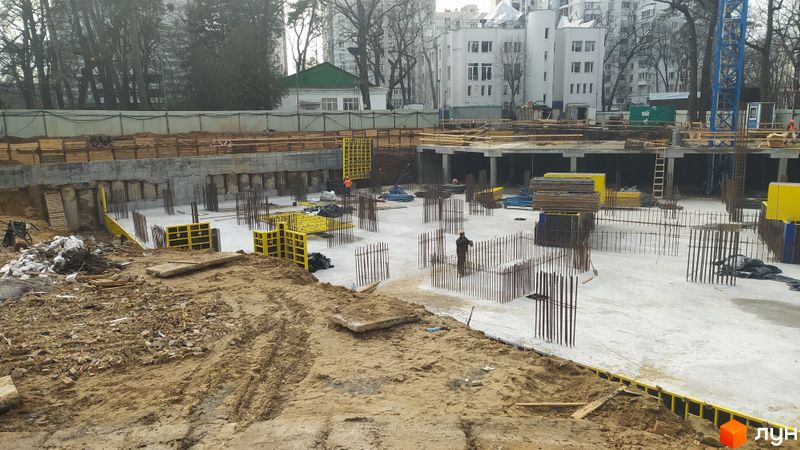 Ход строительства ЖК Chalet, , март 2021