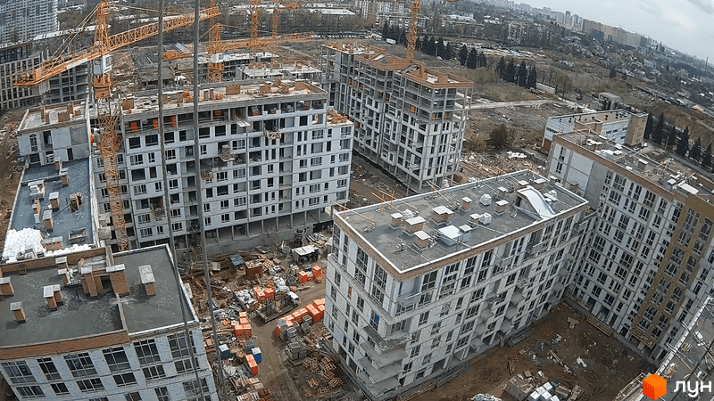 Ход строительства ЖК Файна Таун, 7 очередь, апрель 2021